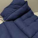 Wheelchair Cushions, Pressure Pain Relief Accessories with Armrest Covers, Supports Coccyx & Back, Non-Slip, Fits Wheelchair with 16'' Length Armrest (Navy)