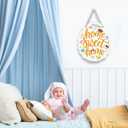 2 x Bee Decor Accessories Bee Decorations for Home Funny Wall Art Decor Hanging Sign Wood Plaque Block for Home Farmhouse Gate Living Room Bedroom