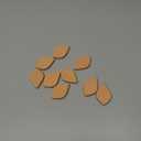 FOTMKSMU 9pcs Brown Sugar Keeper Saver Softener for Keeping Moist Fresh Terra Cotta Brown Sugar Saver Kitchen Gadgets Food Storage Containers Leaf Design