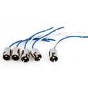uxcell 5 Pcs 1156 Turn Tail Wired Light Socket for Car 15mm Inner Diameter