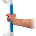 TAILI Shower Grab Bar Suction Grab Bars for Bathtubs and Showers, Heavy Duty Bath Handle Removable Bath Handrails for Seniors and Elderly, Bathroom Safety Grip No Drilling Waterproof,Blue (16.8")