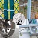 SHEEP&SHEEP White Zip Ties 12 Inch(100 Pieces), Heavy Duty Self-Locking Nylon Cable Ties, 120LBS Tensile Strength, Ideal for Indoor & Outdoor Use