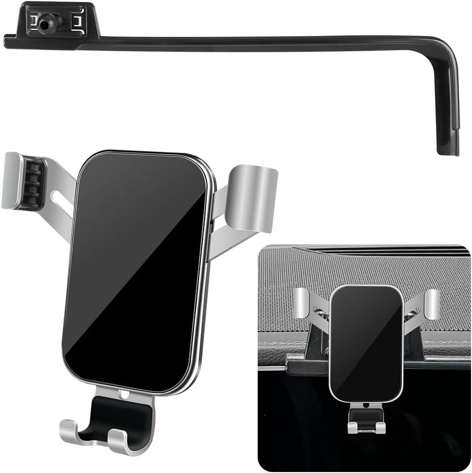 LUNQIN Car Phone Holder for Mercedes Benz GLE-Class 2020 2021 2022 2023 2024 2025 2026 and GLS Class 2020-2026 Auto Interior Accessories Best Cell Phones Mount Cellphone Mobile Charging Screen Stand