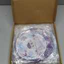 Frienda 12 Pcs Winter Party Decorations Snowflake Paper Lanterns Blue Purple Birthday Hanging Decorations for Birthday Baby Shower Party Supplies Wonderland