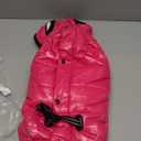 AOFITEE Dog Coat, Waterproof Dogs Jacket for Winter, Warm Fullbody Small Dog Snowsuit, Winter Coat for Small Dogs, Zip Up Pet Puffer Jacket Fleece Vest, Outdoor Reflective Pet Snow Jackets, XXL (Hot Pink)