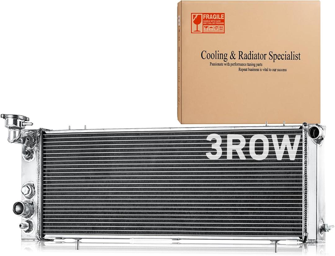 CU1193 3Row Radiator For 1984-2001 Jeep Cherokee for 1986-1990 Jeep Comanche Wagoneer 2.5L 4.0L AT