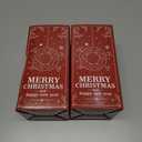 2 x Funny Christmas Glass Cup for Women, 16 oz Glass Cup with Lid and Straw, Coffee Drinking Glass Tumbler Party Supplies, Singer Merch White Elephant Gifts Stocking Stuffers for Girls Sister Daughter