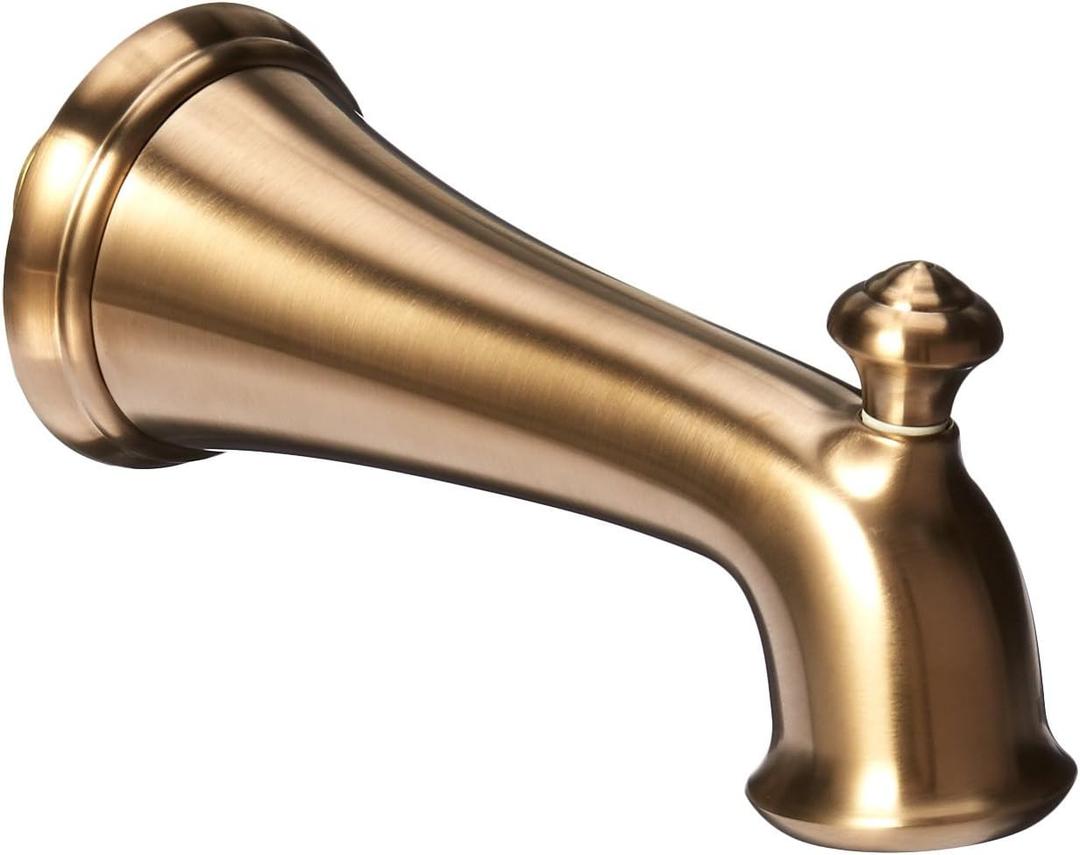 Delta Faucet RP34357CZ Victorian, Tub Spout - Pull-Up Diverter, Champagne Bronze