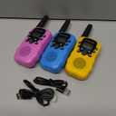 Walkie Talkies for Kids Rechargeable, 2000 mAH Last 3-4 Days 2 Way Radios Toys for 3-12 Year Old Boys Girls to Outside, Camping, Hiking Birthday Holiday Easter Basket Stuffers Presents