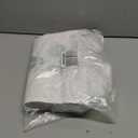 100 Count Biodegradable & Reusable T-Shirt Bags with Handles  Extra Heavy Duty 57 Micron (2.25 mil) White Shopping, Retail, Food Trucks & Restaurant Bags, 11.5" x 6.5" x 21" Eco Friendly