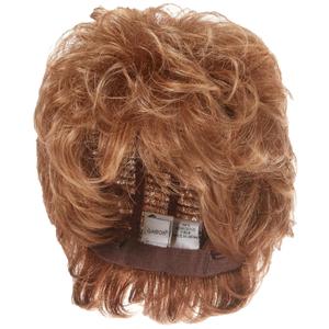 Instinct Luxury Short Wavy Shag Wig With Extended Lace Front by Hairuwear, Petite Average Size Cap, G27+ Ginger Mist
