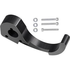 Motor Engine Chain Guard Compatible with 1987-2006 Yamaha Banshee 350 YFZ350, Motorcycle Engine Chain Guard Protector + Hardware Black