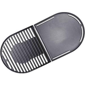 C1E (2-Pack) 13"12.4" Cast Iron Cooking Griddle and Grill Grates for Coleman Roadtrip Swaptop Grills LX LXE LXX