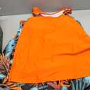 Summer Mae Blouson Tankini Swimsuits for Women 2025 Tummy Control Two Piece Bathing Suits with Sporty Pockets Swim Shorts (22 Plus, Tropical Green Foliage)