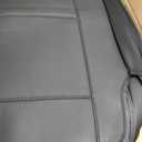 Full Set for Toyota Highlander Car Seat Covers 2001-2026, Waterproof Nappa Leather Car Seat Protector, Comfortable and Anti-Slip Car Seat Cover&Accessories(5 Seats/Black Gray)