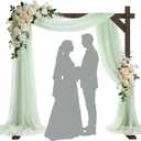 AXHJ 7.48FT Wooden Wedding Arches, Square Wood Arch for Ceremony, Wedding Arbor Backdrop Stand for Proposal Wedding Party Scene Birthday Party Garden Outdoor Indoor Rustic Decorations