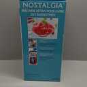 Nostalgia Frozen Drink Maker and Margarita Machine for Home - 32-Ounce Slushy Maker with Stainless Steel Flow Spout - Easy to Clean and Double Insulated - Retro Red