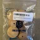 Silverline 6 Pack Round Wood Drawer Knob 1-1/2", Unfinished Cabinet Pulls Handles Hardware for Drawer Wardrobe Dresser