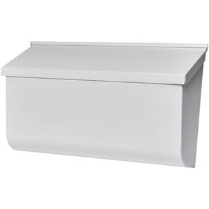 Architectural Mailboxes Woodlands™ Wall-Mounted Mailbox for Outside, Rust-Resistant Galvanized Steel Metal Medium Mail Box, Black Modern Wall Mailbox