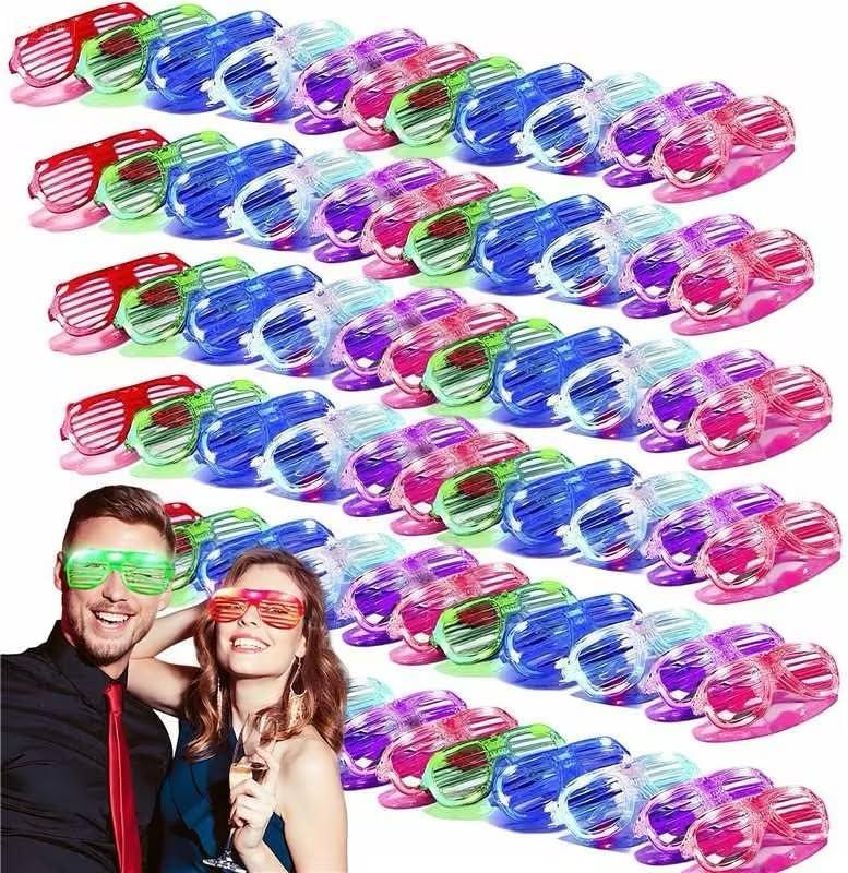 72 Pack LED Glasses Glow in the Dark Party Supplies Favors