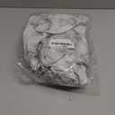 Walrus Round Vinyl Fitted Tablecloth with Flannel Backing Elastic Edge Design Table Cover Waterproof Oil-Proof PVC Table Cloth Stain-Resistant Best for 37"-44" Round (Marble)