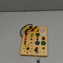 Montessori Busy Board Toys: Wooden Sensory Toy for Toddler with LED Light Up Switch, Educational/Christmas/Birthday Gifts for 1-3 Year Old Boys & Girls