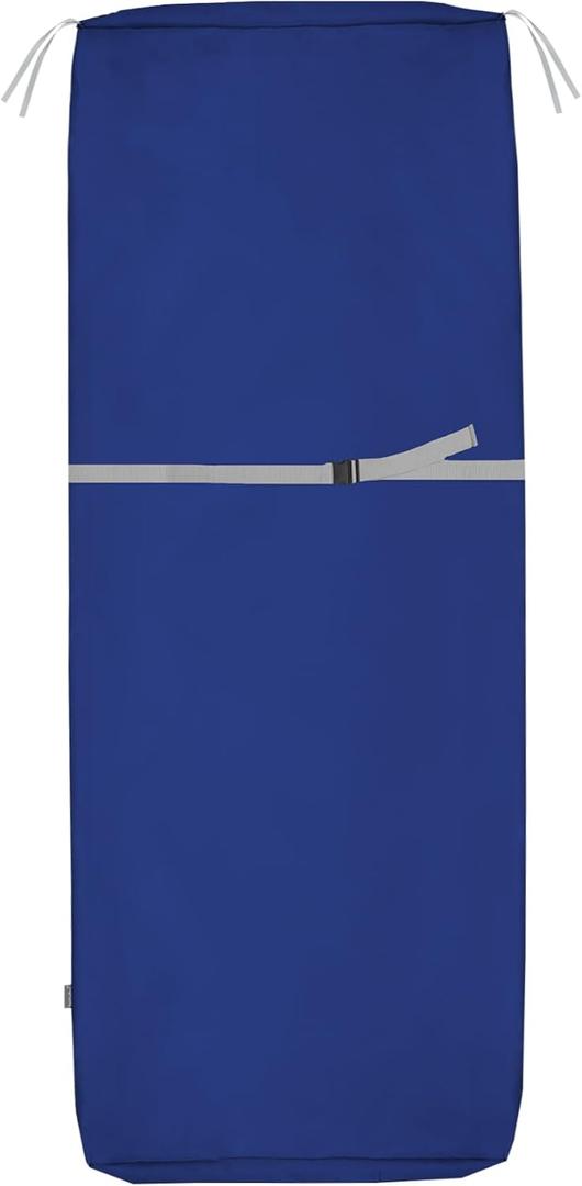 NettyPro Outdoor Patio Lounge Chair Cushion Covers with Zipper and Tie, Water Repellent UV Resistant, 72 x 22 x 3 Inch, Replacement Cover Only, Navy