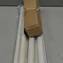 White Decorative Farmhouse Curtain Rod:72-144"Adjustable Heavy Duty Single Window Curtain Rod for Bedroom Living Room,White Boho Rustic Drapery Pole with Vintage Twist Finial Easy Install