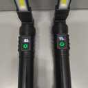 2Pack Magnetic Work Light, All Aluminum & 1500 High Lumens Rechargeable LED Work Light, 7 Mode & 360 Rotation Mechanic Light, Rechargeable Flashlight for Car Repairing, Easter Gifts for Men