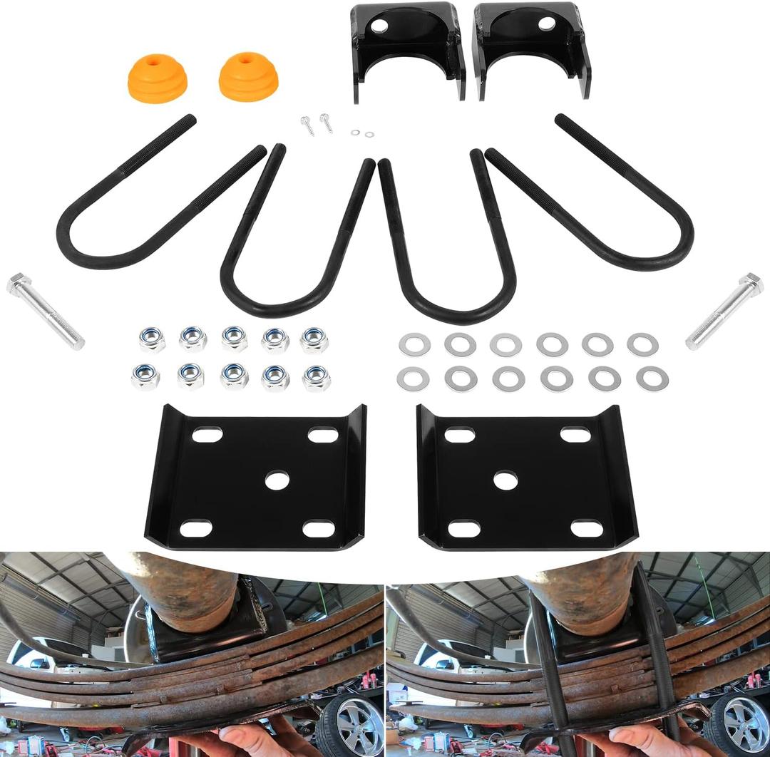 6'' Rear Drop Flip Kit for Chevy Silverado for GMC Sierra C1500 Pickup 1/2 Ton 2WD 1988-1998 Lowering Kit Rear Axle Flip Kit
