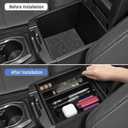YOJOJOCO Center Console Organizer Compatible with Toyota 2016-2023 Tacoma Accessories Storage Box Organizer Tray