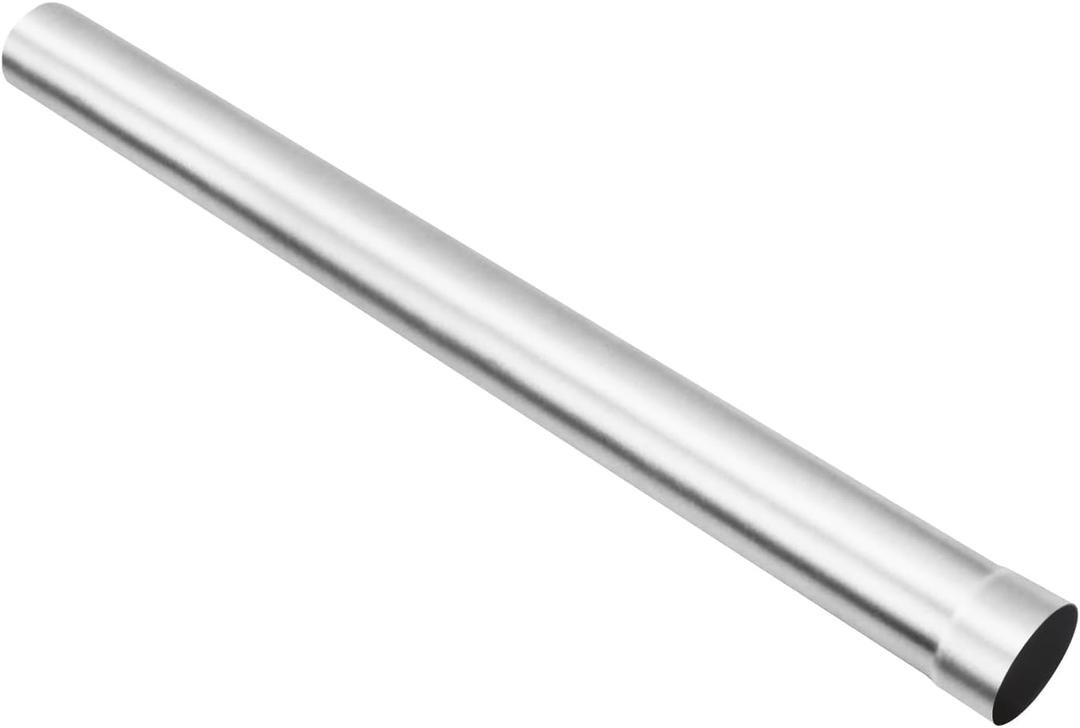 2 Inch Exhaust Pipe, 2'' Mild Steel Straight DIY Custom Mandrel Exhaust Pipe, 35 Inch Length, 2'' OD Mandrel Straight Pipe