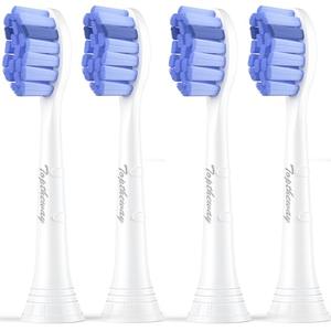 Toptheway Extra Soft Replacement Toothbrush Heads Compatible with Philips Sonicare Optimal Gum Care for Sensitive Teeth G2 C2 C1 4100 Snap-on, 4 Pack