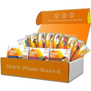 PROBAR - Meal Bar 12 Flavor Variety Pack - Natural Energy, Non-GMO, Gluten-Free, Plant-Based, Whole-Food Ingredients, 3 Ounce Bars (Pack of 12) - Flavors May Vary
