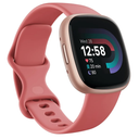 Fitbit Versa 4 Fitness Smartwatch with Daily Readiness, GPS, 24/7 Heart Rate, 40+ Exercise Modes, Sleep Tracking and more, Pink Sand/Copper Rose, One Size (S & L Bands Included)