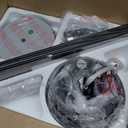 Ceiling Fans with Lights 52 Inch, Black Smart Ceiling Fan Compatible with Alexa/App/Remote Control, 5 Two-Sided Blades, Ultra Silent Reversible DC Motor LED fan for Bedroom, Living Room