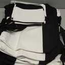 Sanwuta 20 Pcs Large Blank Canvas Tote Bags and Makeup Bags Blank Reusable Grocery Luggage Canvas Tote with Handles(10 Urban Minimalist Duo)