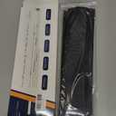 Lindas Essentials Silicone Stove Gap Covers (2 Pack), Heat Resistant Oven Gap Filler Seals Gaps Between Stovetop and Counter, Easy to Clean Stove Gap Guard (25 Inches, Black)