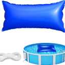 4'x8' Pool Pillows for Above Ground Pools, Winterizing Ice Equalizer 0.4mm Ultra Thick Pool Cover Air Pillow for Winter, Pool Closing Kit for Swimming Pool, 50ft Rope Included (Rectangular Style)