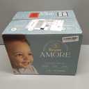 Pampers Amore, Size 5 (20-37 lbs), 48 Count, Our Best Diaper Hypoallergenic & Fragrance Free, Up to 100% Leakproof, Soft as Cashmere