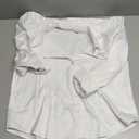 siliteelon Womens Classic-Fit Dress Shirts Long Sleeve Button Down Wrinkle-Free Stretch Solid Casual Work Office Blouse Top (Large, White)