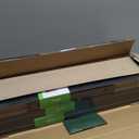 Vervida Black Floating Shelves for Wall, 24" Rustic Wood Deep Wall Mounted Shelves with Invisible Brackets for Wall Decor & Storage, Floating Shelf for Living Room, Bathroom (Set of 3)