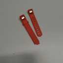 Fcloud Sport Watch Bands Compatible with Fitbit Alta/Fitbit Alta HR Soft Water Proof Fitness Straps for Women Men（Red，Small）