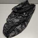 LURKA Round PU Leather Table Cover/Tablecloth with Elastic Hem – Waterproof, Oil-Proof, Scratch-Resistant, Wipeable Spill Protector for Dining Table, Kitchen, Outdoor Party (Black, 4FT-Round)