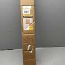 UNISHADES Blackout Cordless Bamboo Roman Shades 32 3/4×64 in Penang Teak