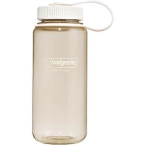 Nalgene Sustain Tritan BPA-Free Water Bottle Made with Material Derived from 50% Plastic Waste (using ISCC certified mass balance), 16 OZ, Wide Mouth, Cotton