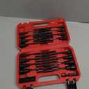 Nut Driver Impact Bit Set - 31-Piece Magnetic Socket Impact Drill Bit Tool Sets Extra Long Hex Nut Setter Driver Holder - Metric SAE Screwdriver Bits 1/ 4 Drive Shank Adapter Extension