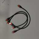 1ft USB C to Lightning Cable Short, 3 Pack USB C iPhone Charger Cable MFi Certified, 12 inch Braided Type C to Lightning Cord Fast Charging for iPhone 14 13 12 11 Pro Max XR XS SE Plus iPad