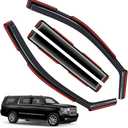 Window Visors Rain Guards FIT 20152020 Suburban in-Channel Vent Deflectors 4PC Set All-Weather