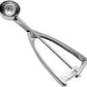 Cookie Dough Trigger Scoop: 1 oz. Stainless Steel Scooper Great for Baking, Scooping Ice Cream, Cookie Dough Scoop, Melon Ball Scoop, Meatball Scoop, Multi-Purpose Scooping Tool 2 Pcs